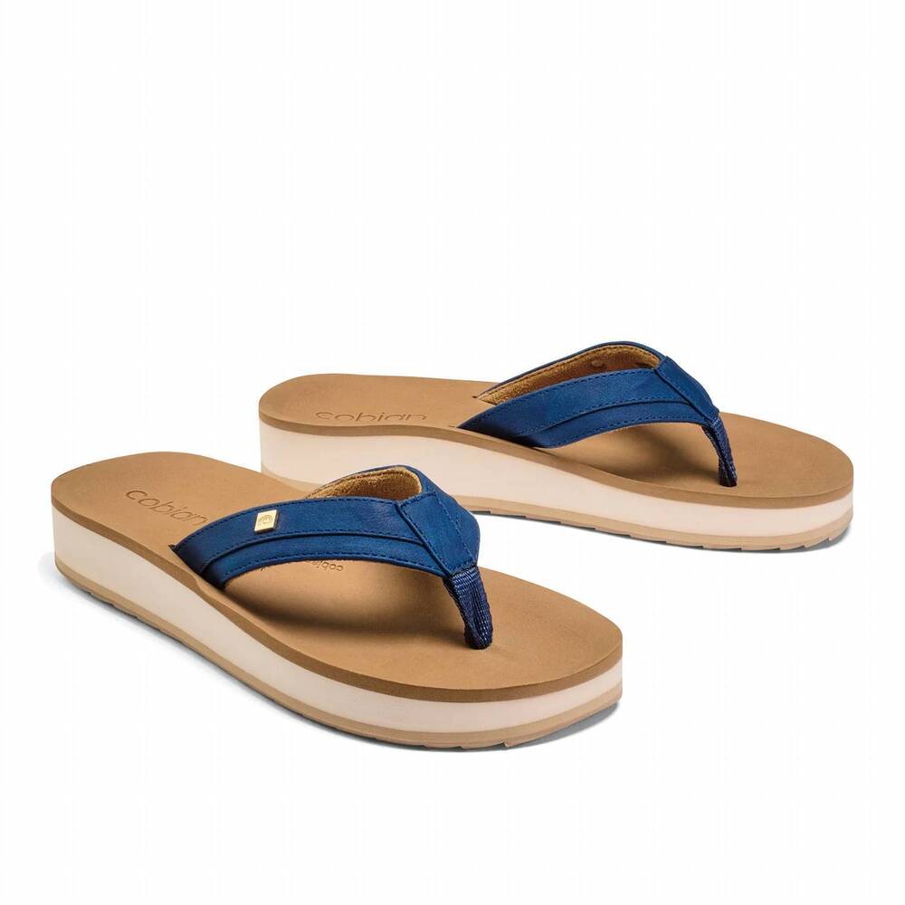 NEW COBIAN women's reya rise sandal in navy